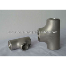 stainless steel sch80 equal tee